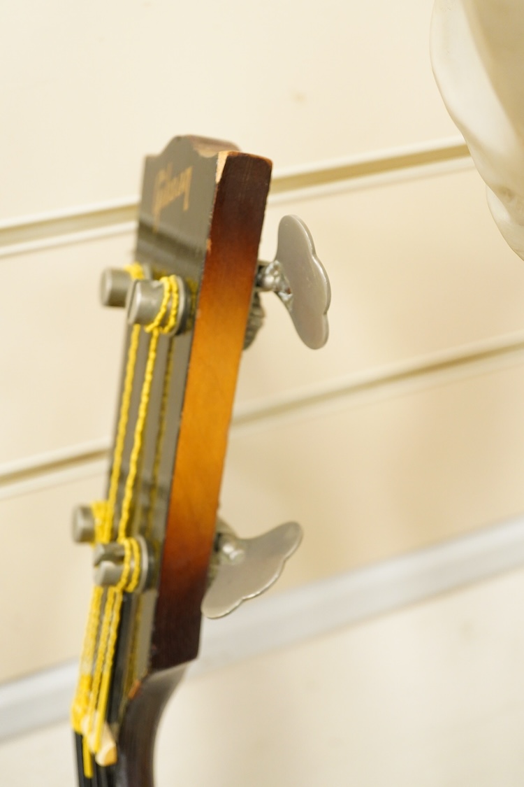 A Gibson Ripper bass guitar s/n 101536, c.1975 in Tobacco Sunburst finish (672 examples only produced in this finish), understood to have been owned by Rick Danko of The Band, with a soft gigging case with shoulder strap